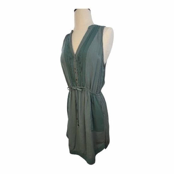 Anthropologie Maeve Paloma Dress XS Sage Green Sleeveless Mini - Picture 4 of 13